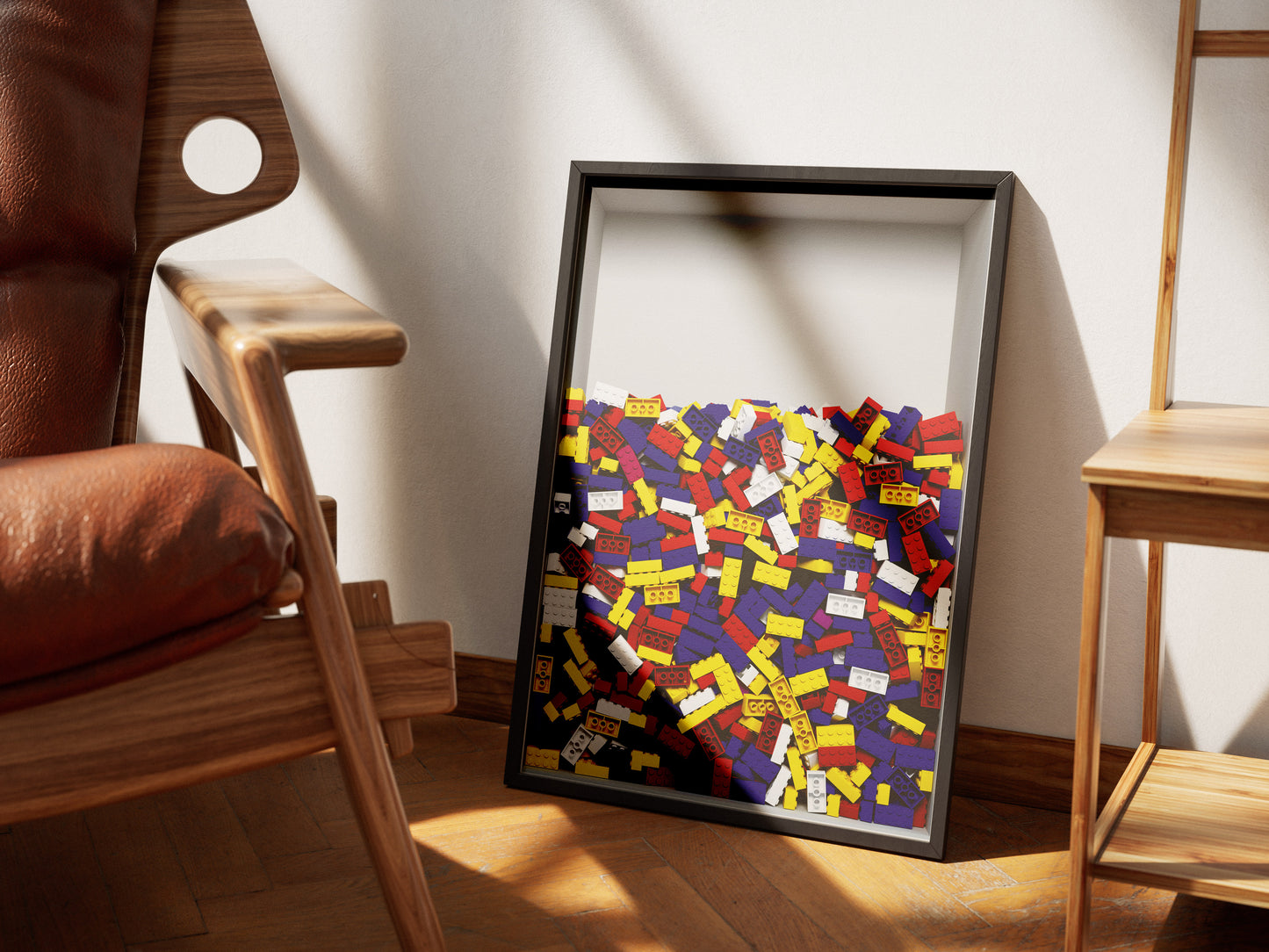 3D-Effekt Bricks Poster