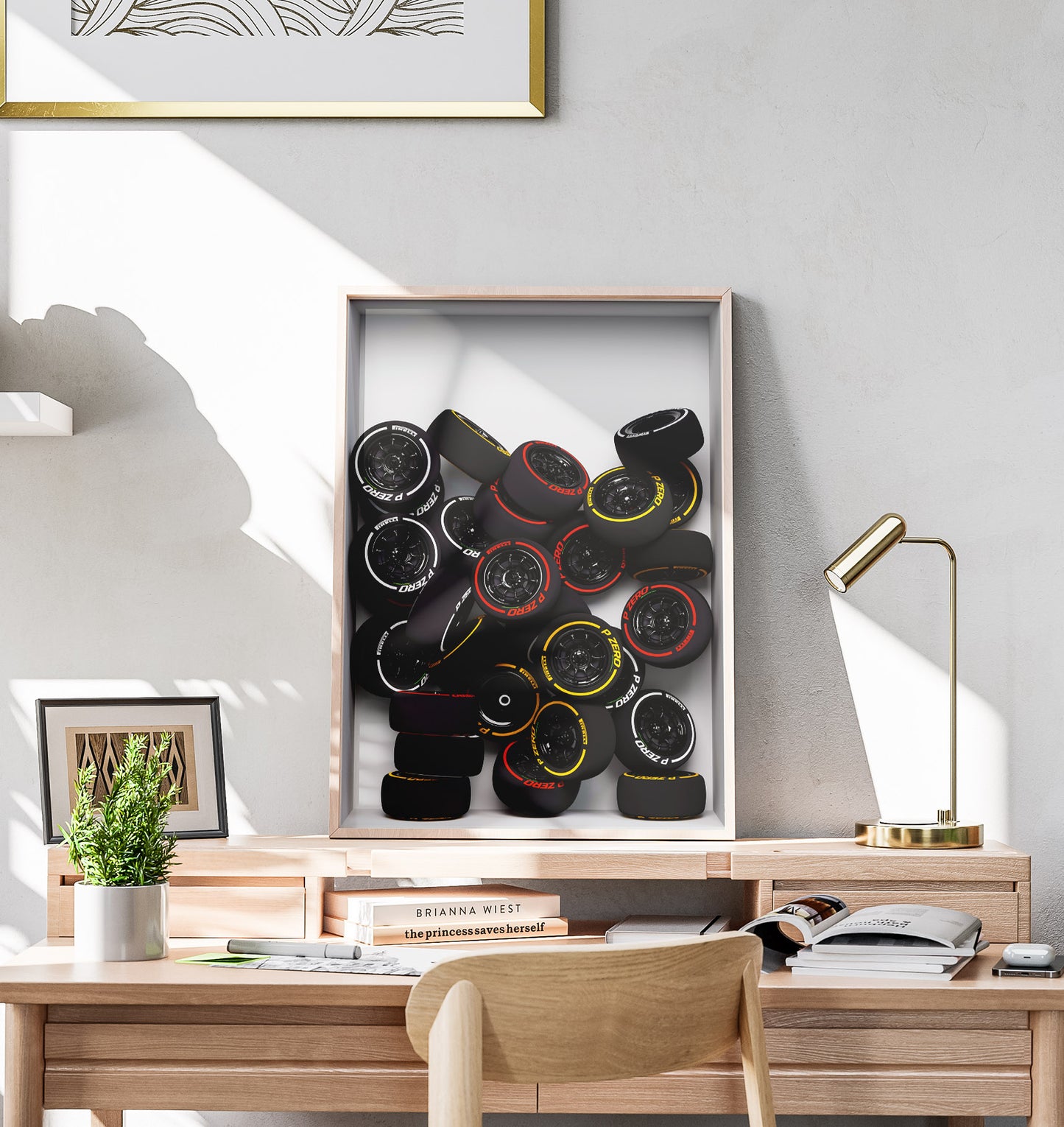 3D-Effekt Formel 1 Poster