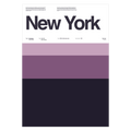 New York Typographic City Poster – Minimalist Wall Art