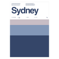 Sydney Typographic City Poster – Minimalist A3 Wall Art