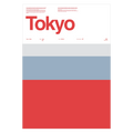 Tokyo Typographic City Poster – Minimalist A3 Wall Art