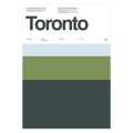 Toronto Typographic City Poster – Minimalist A3 Wall Art