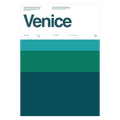 Venice Typographic City Poster – Minimalist A3 Wall Art