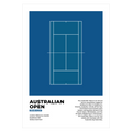Australian Open Grand Slam Tennis Poster