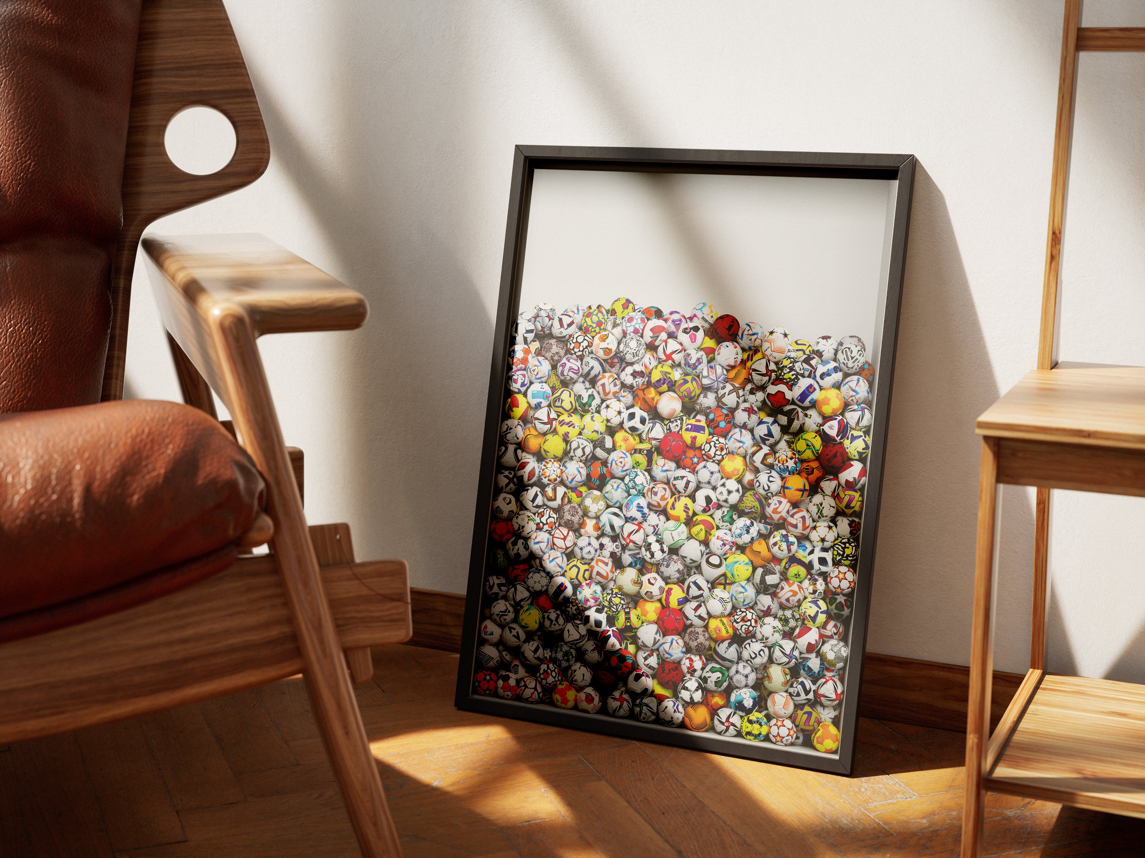 Fußball Poster 3D-Effekt