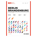 Flughafen Berlin Brandenburg Poster – BER Aviation Print