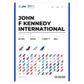 Flughafen New York JFK Poster – Aviation Art Print
