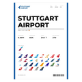 Flughafen Stuttgart Poster – STR Aviation Print