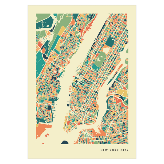 New York City city map poster