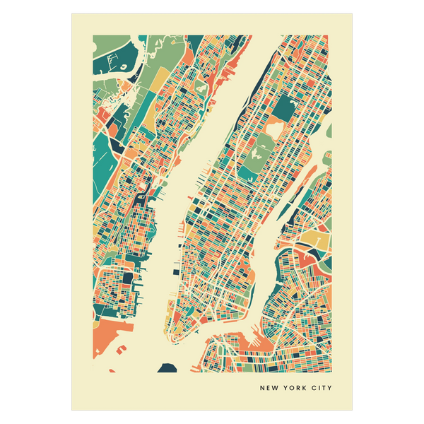 New York City city map poster