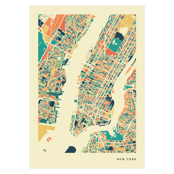 New York Polychroma Poster