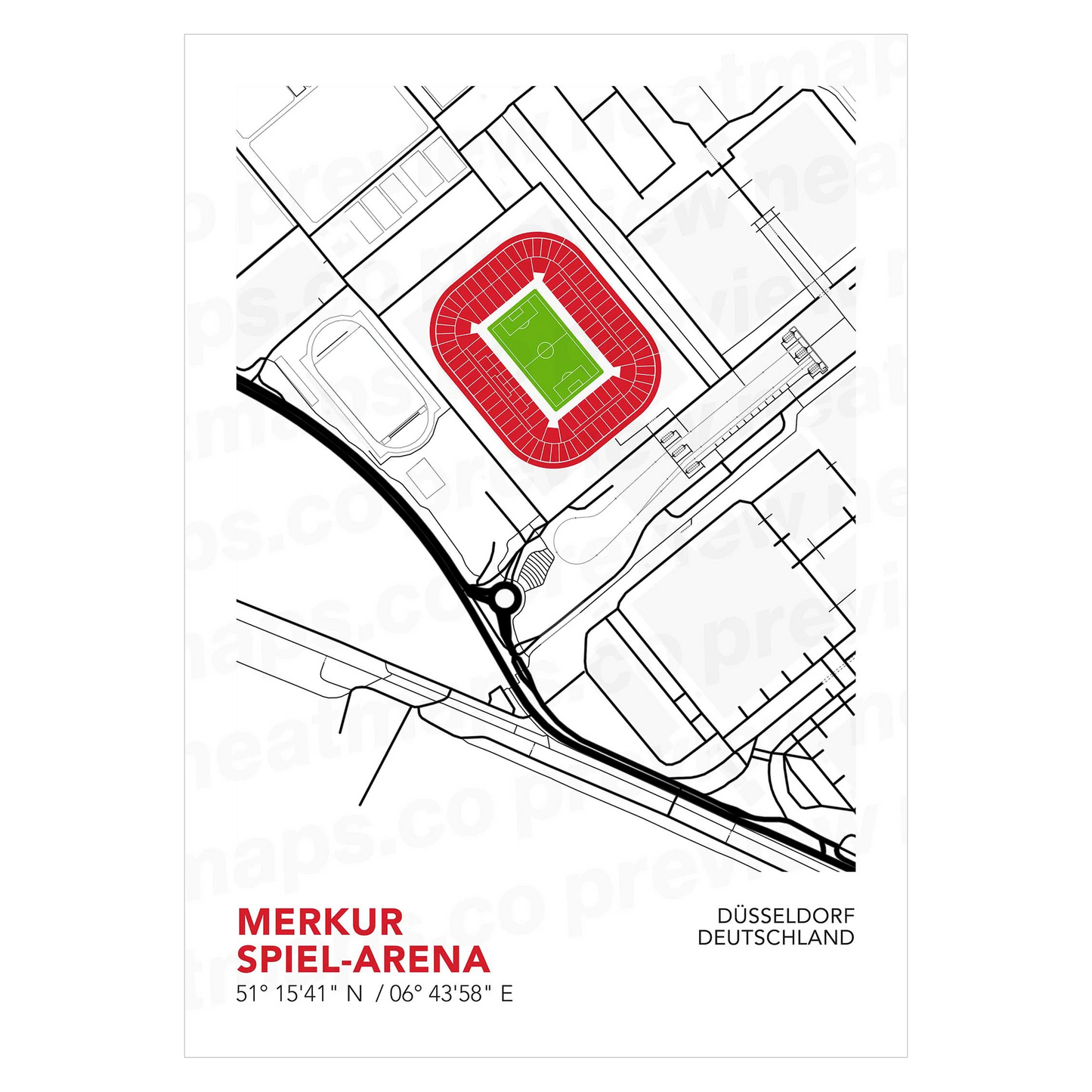 Fortuna Düsseldorf Poster Bundesliga