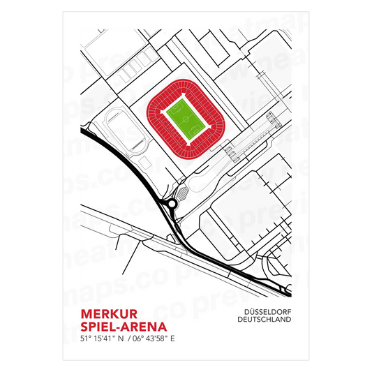 Fortuna Düsseldorf Poster Bundesliga