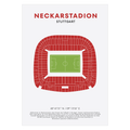 VfB Stuttgart Neckarstadion Poster