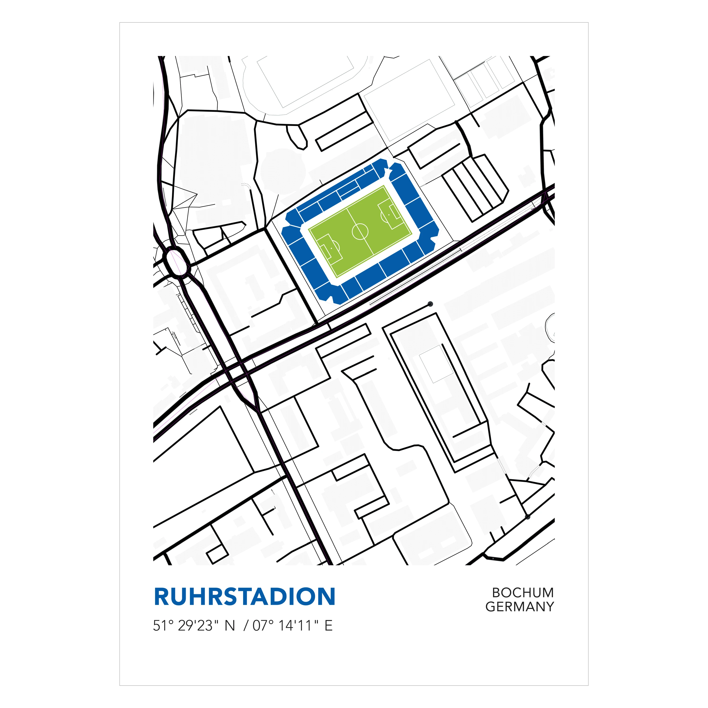 Ruhrstadion Poster