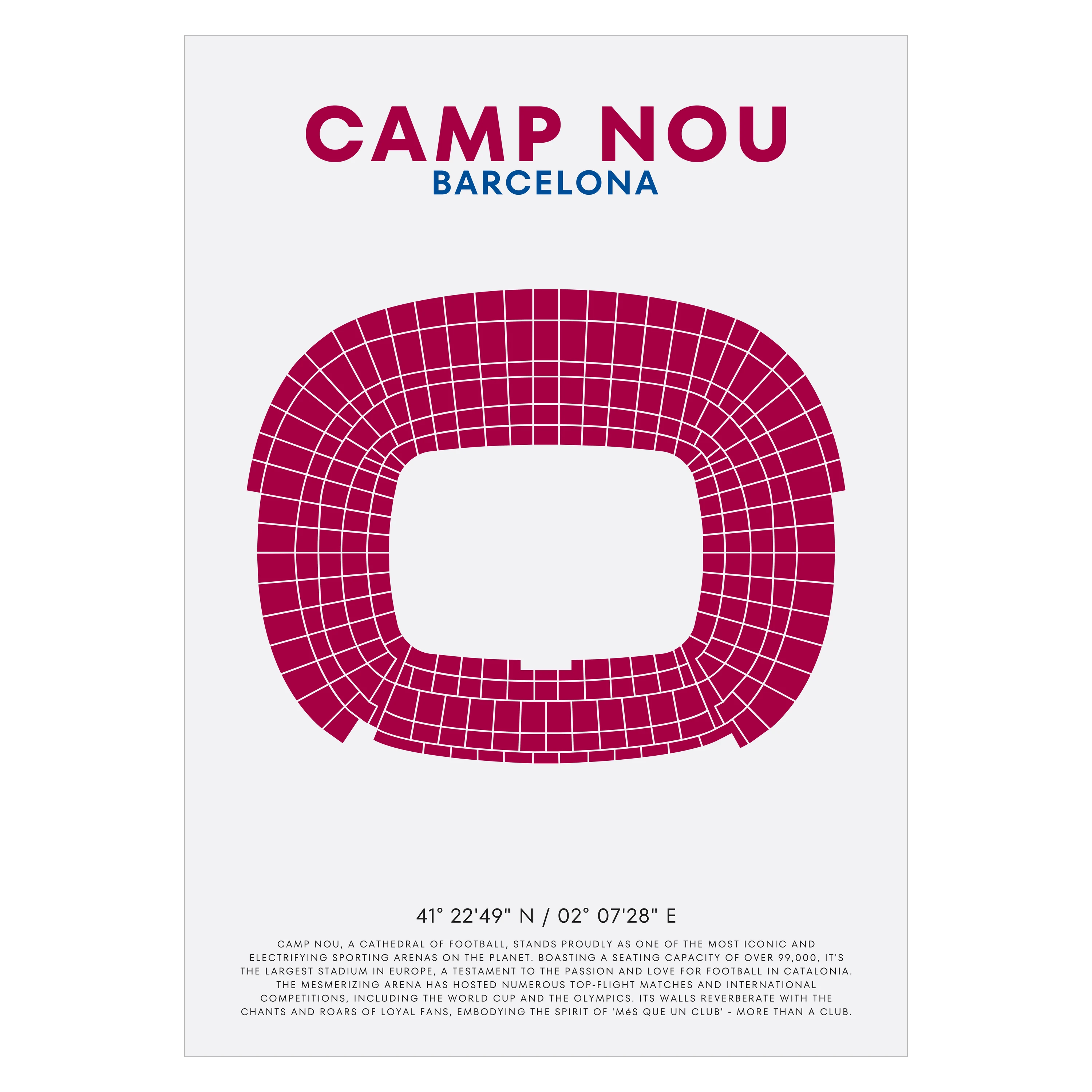 FC Barcelona Camp Nou Poster