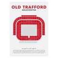 Manchester United Old Trafford Poster