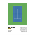 US Open Grand Slam Tennis Poster