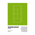 Wimbledon Grand Slam Tennis Poster